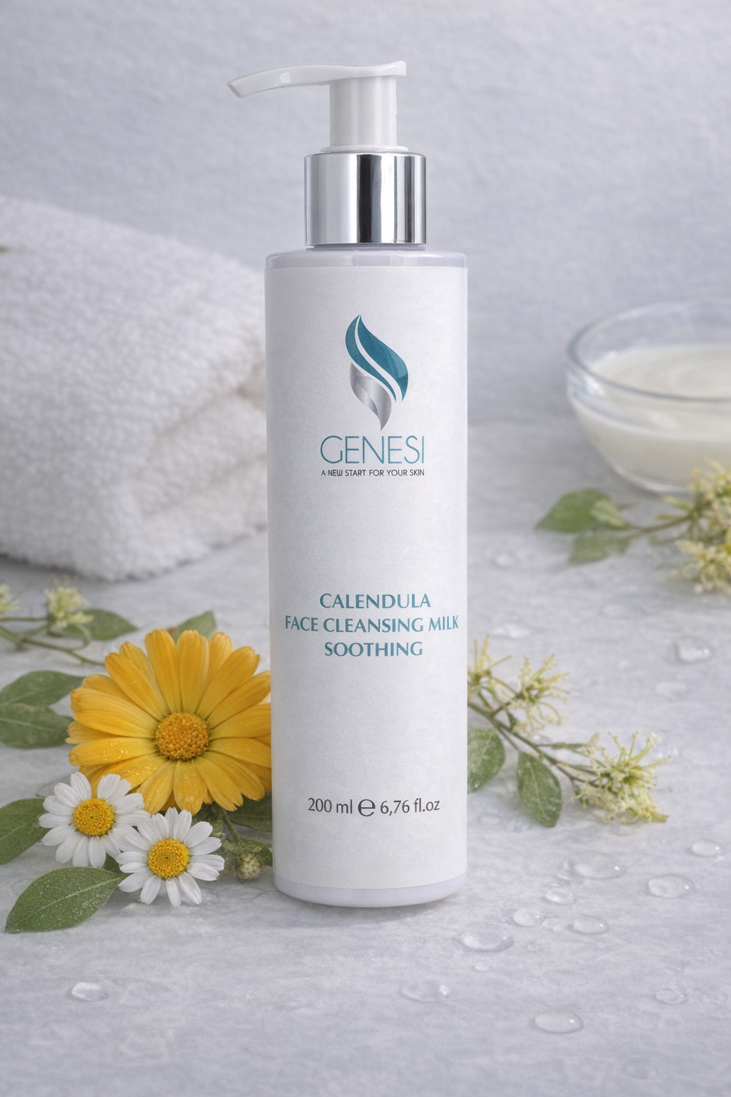 Calendula face cleansing milk soothing